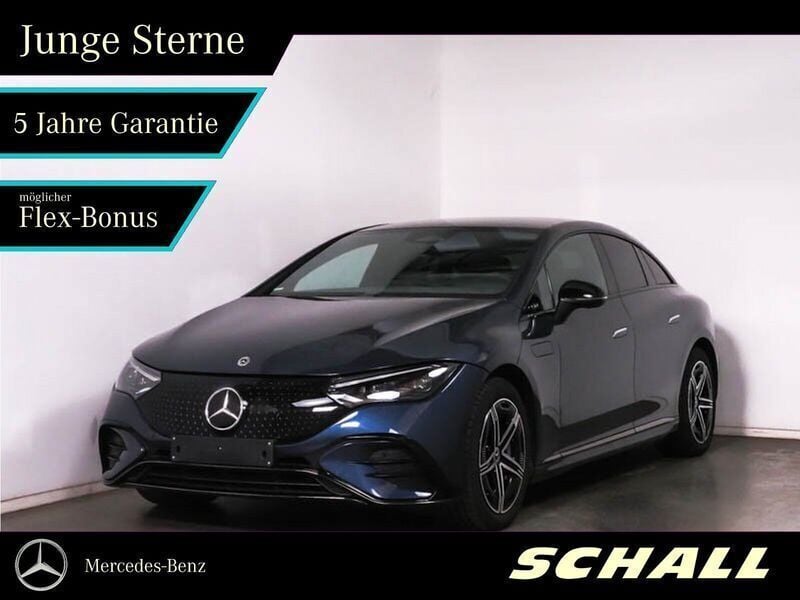Blau Gebraucht 2024 Mercedes EQE300 AMG Limousine | 46.438 € (Superpreis) - Bild 1/4