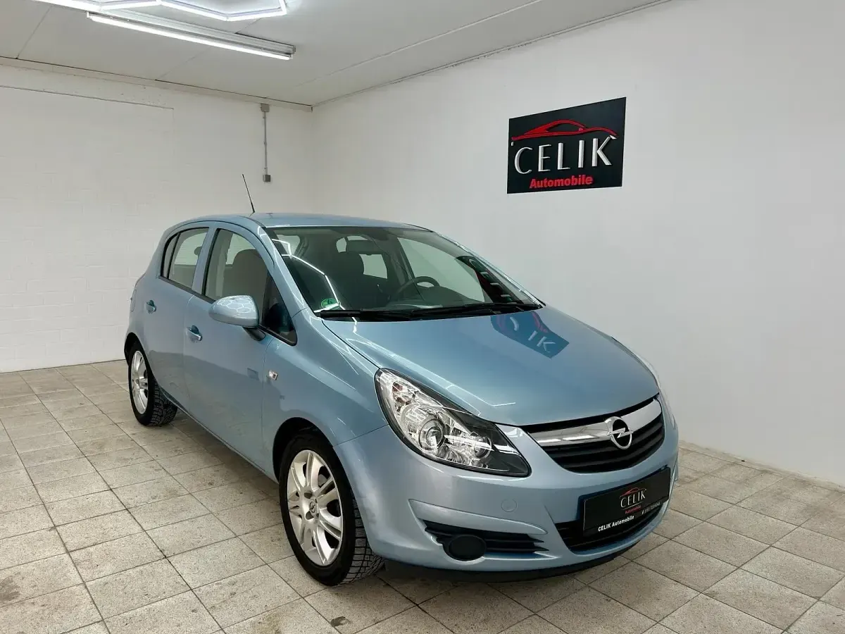 Gebraucht Opel Corsa 90 PS (66 kW) 2008 Blau Kleinwagen