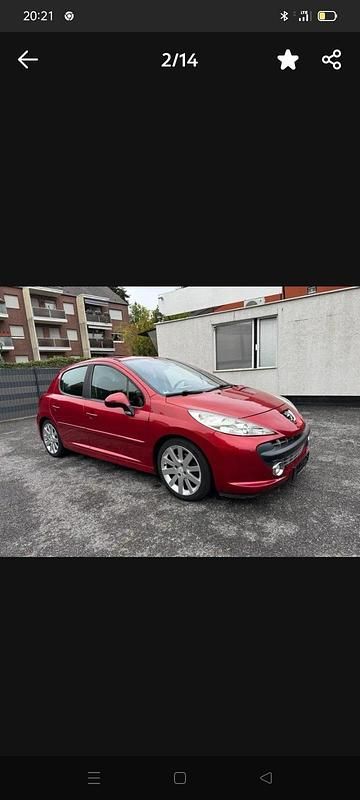 Gebraucht Peugeot 207 2008 Rot Kleinwagen