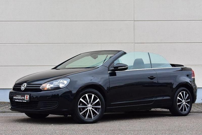 Schwarz Gebraucht 2015 VW Golf Cabriolet Cabrio | 8.490 € (Superpreis) - Bild 1/4
