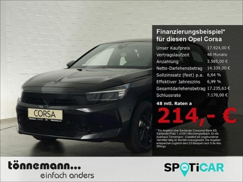 Schwarz Neu 2025 Opel Corsa S Kleinwagen | 17.924 € (Fairer Preis) - Bild 1/4