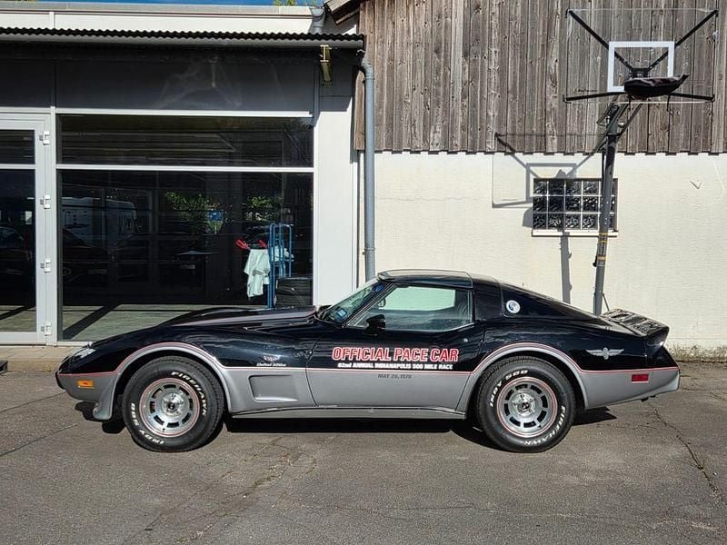 Schwarz/silber Gebraucht 1978 Corvette C3 Cabrio | 23.000 € - Bild 1/4