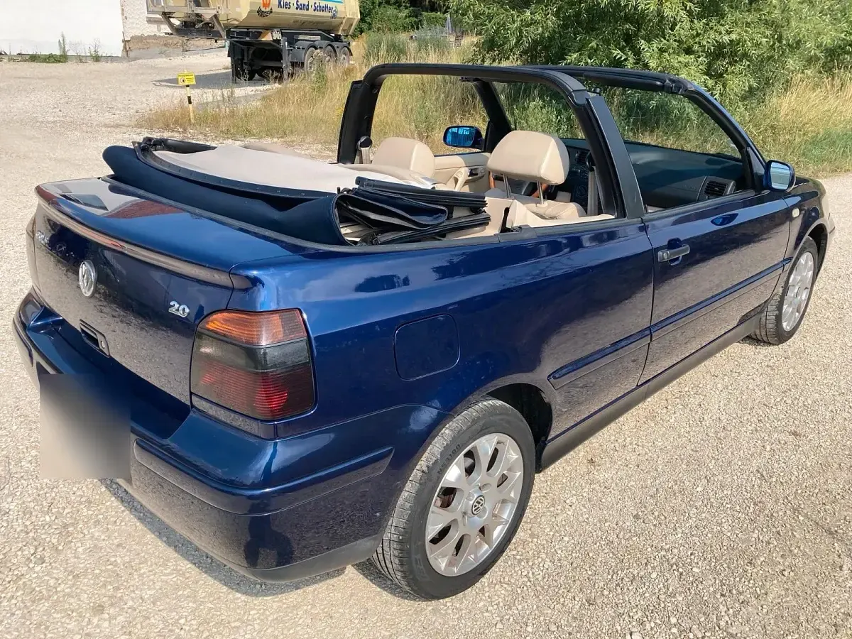 Gebraucht VW Golf Cabriolet 115 PS (84 kW) 2000 Blau Cabrio