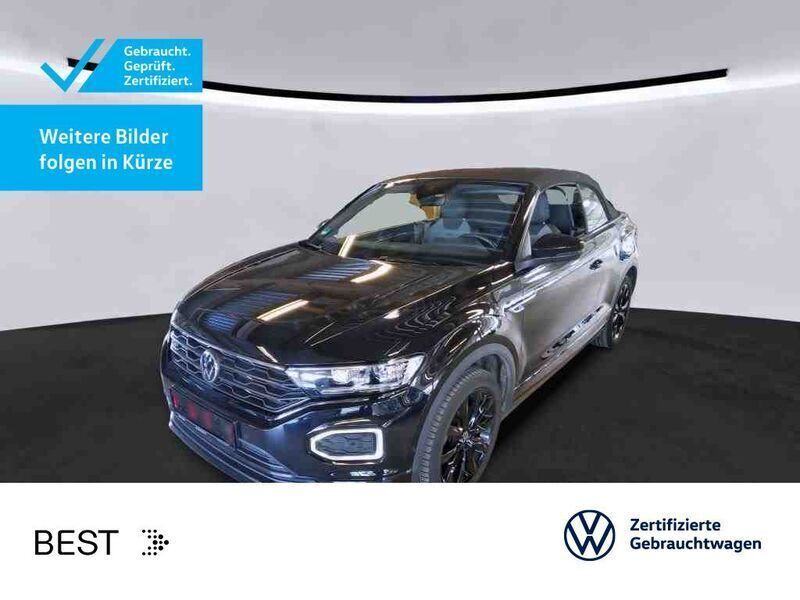 Deep black perleffekt/schwarz Gebraucht 2021 VW T-Roc Cabriolet Style Cabrio | 25.499 € (Fairer Preis) - Bild 1/3