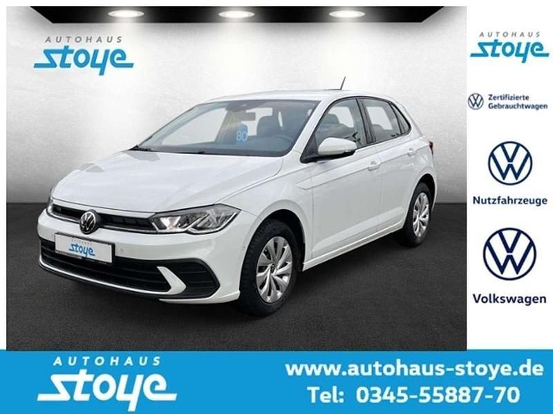Pure white Gebraucht 2021 VW Polo Life Limousine | 17.190 € (Fairer Preis) - Bild 1/4
