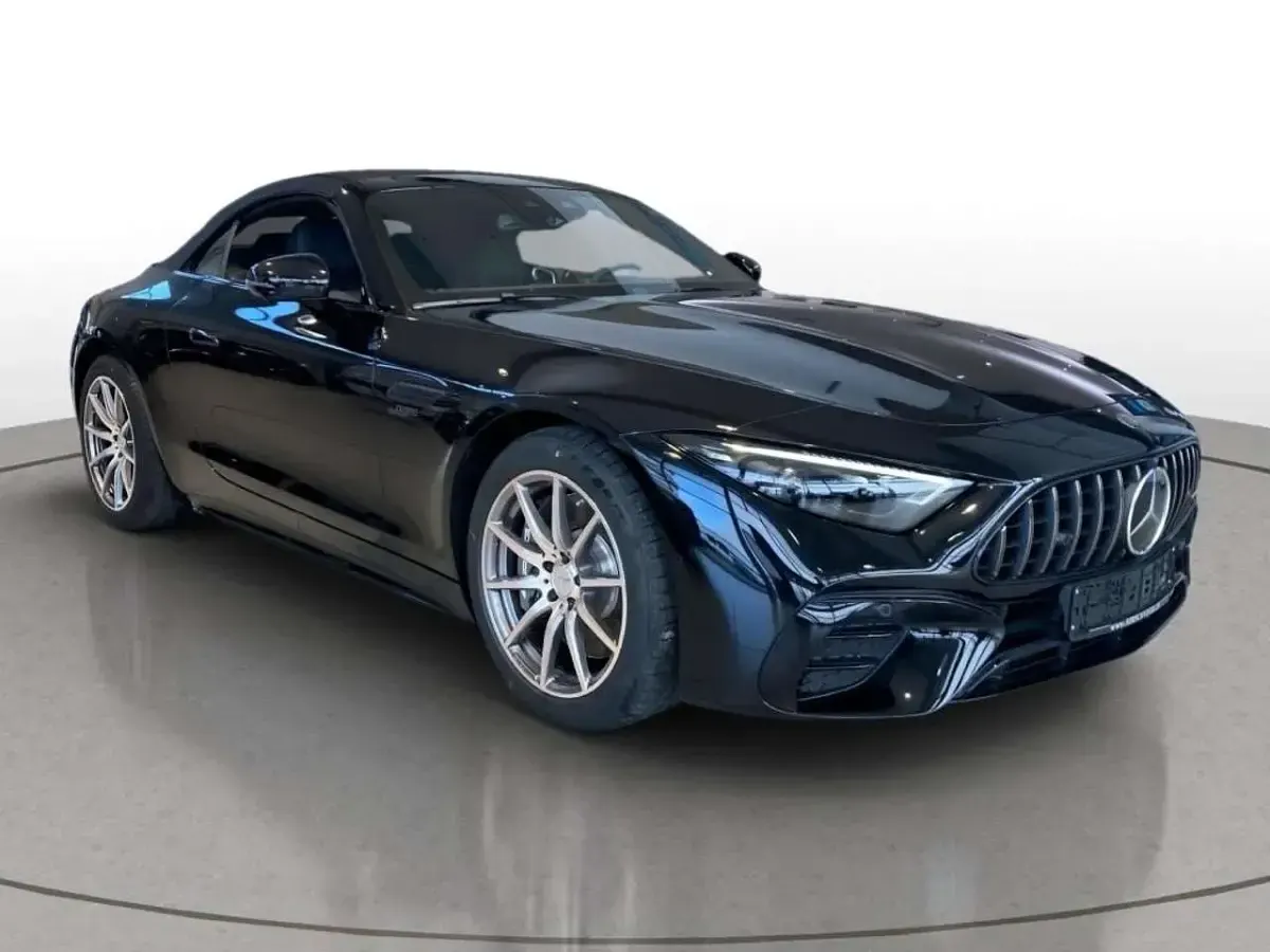 Gebraucht Mercedes SL43 AMG AMG 421 PS (309 kW) 2026 Metalliclack obsidianschwarz m Cabrio