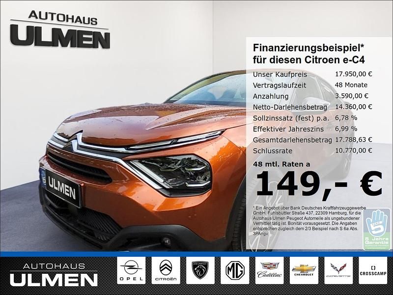 Gebraucht Citroën e-C4 Feel 100 kW (136 PS) 2023 Orange Limousine