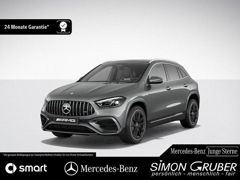 Grau Gebraucht 2023 Mercedes GLA35 AMG AMG SUV | 58.500 € (Teuer) - Bild 1/4