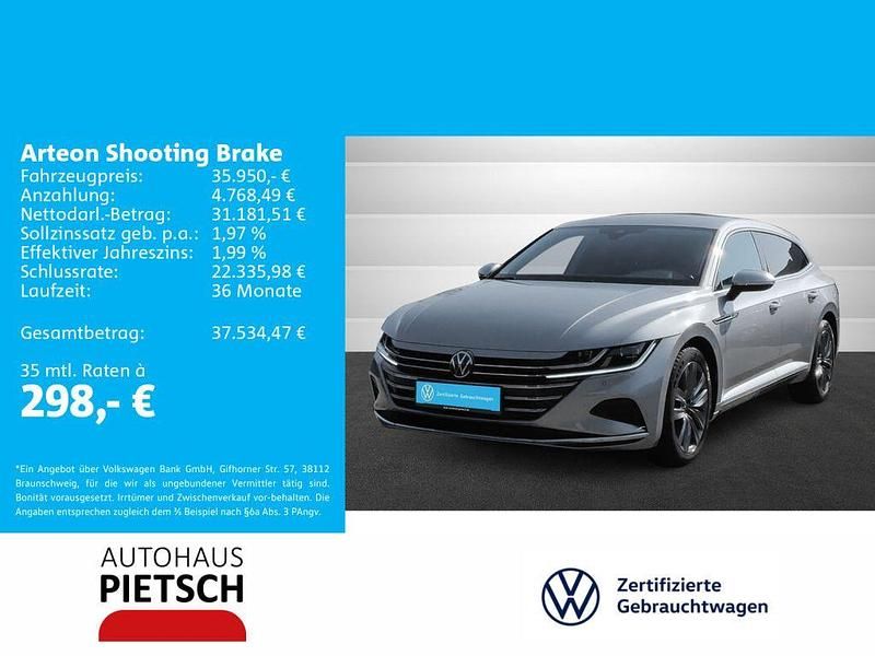Silber Gebraucht 2024 VW Arteon Elegance Limousine | 36.840 € (Etwas zu teuer) - Bild 1/4