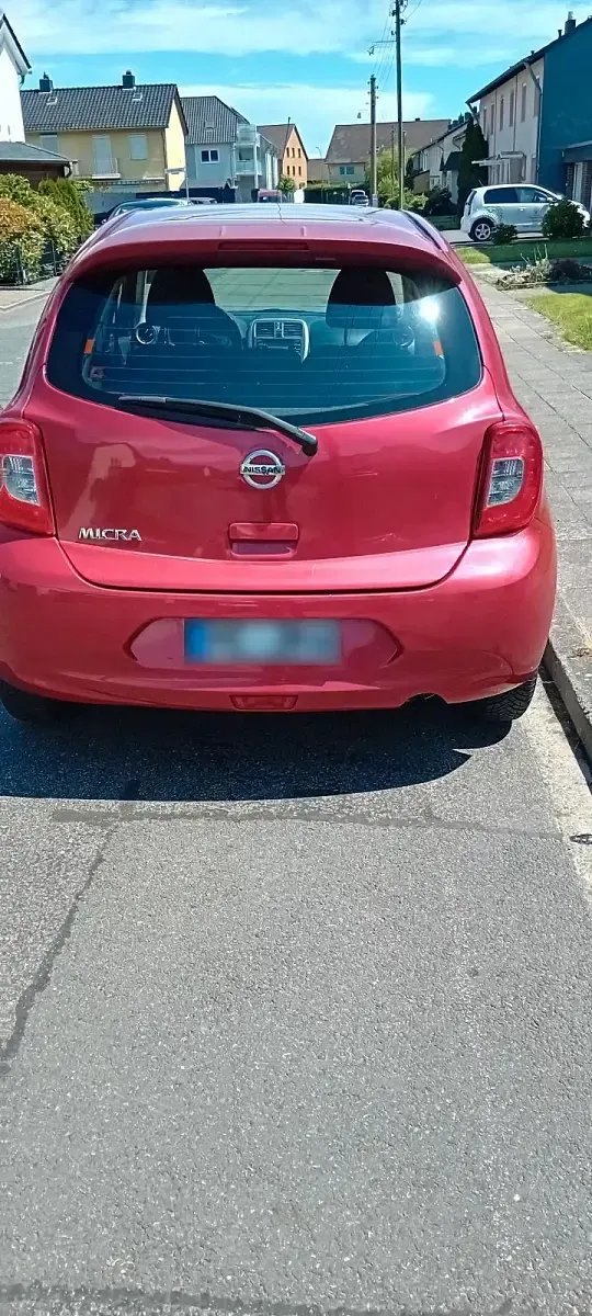 Gebraucht Nissan Micra 80 PS (58 kW) 2016 Rot Kleinwagen