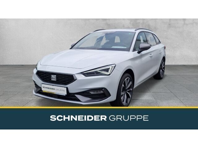 Weiß ("nevada" weiss) Gebraucht 2024 Seat Leon FR Kombi | 38.890 € - Bild 1/2