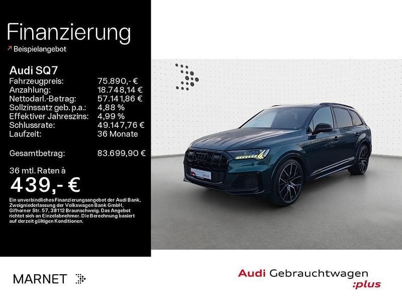 Gebraucht Audi SQ7 Sport 507 PS (372 kW) 2022 Gomera perleffekt individualla SUV