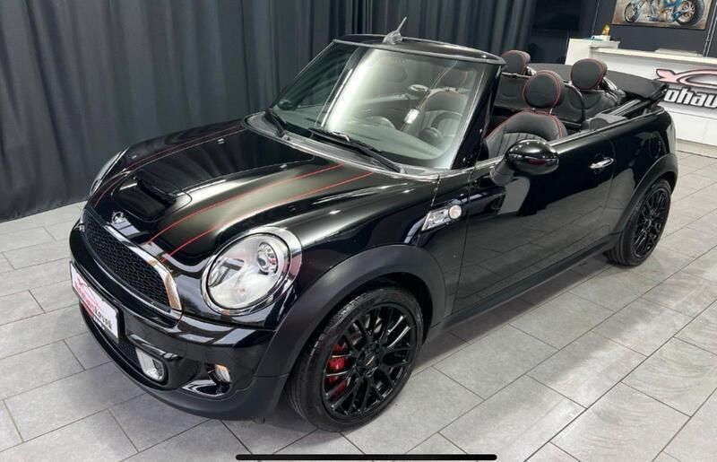 Schwarz Gebraucht 2012 Mini John Cooper Works Cabriolet Cabrio | 12.800 € (Fairer Preis) - Bild 1/4