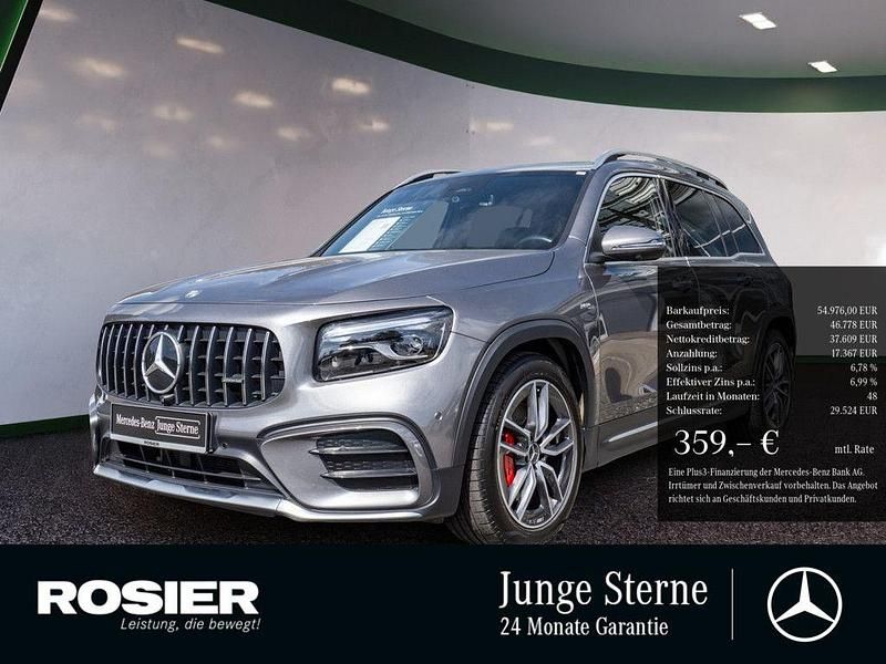 Grau / mountaingrau Gebraucht 2024 Mercedes GLB35 Advanced Plus SUV | 54.976 € (Teuer) - Bild 1/3