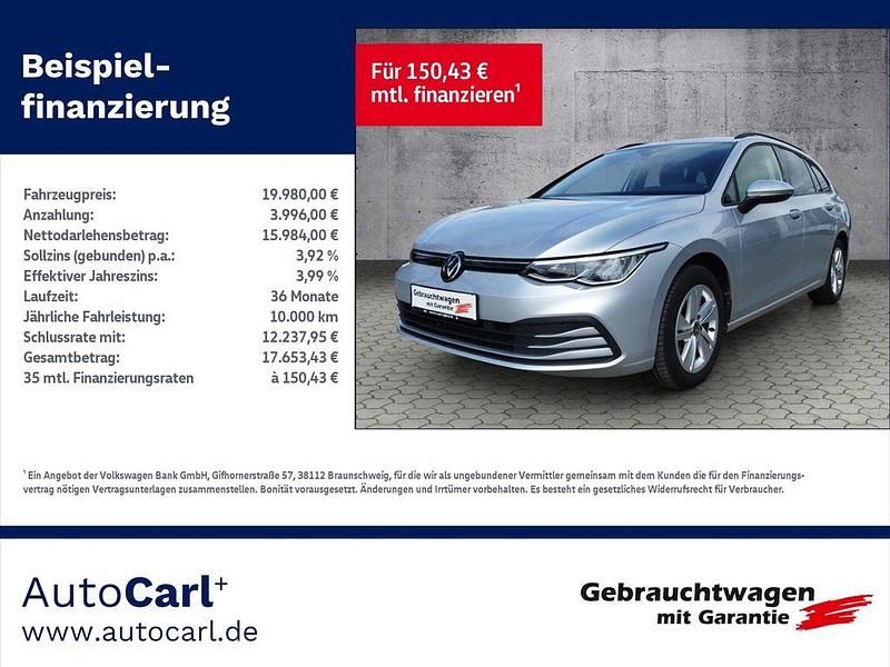 Silber Gebraucht 2022 VW Golf VIII Life Kombi | 22.980 € (Fairer Preis) - Bild 1/4