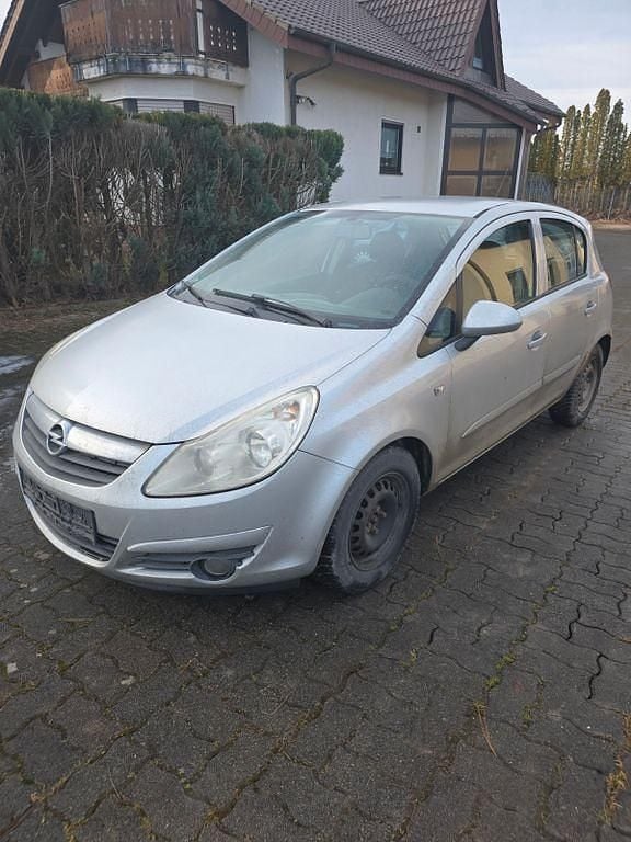 Silber Gebraucht 2007 Opel Corsa Limousine | 600 € (Superpreis) - Bild 1/4