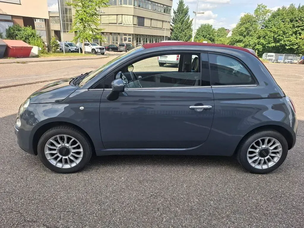 Gebraucht Fiat 500 Lounge 69 PS (50 kW) 2011 Grigio carrara Cabrio