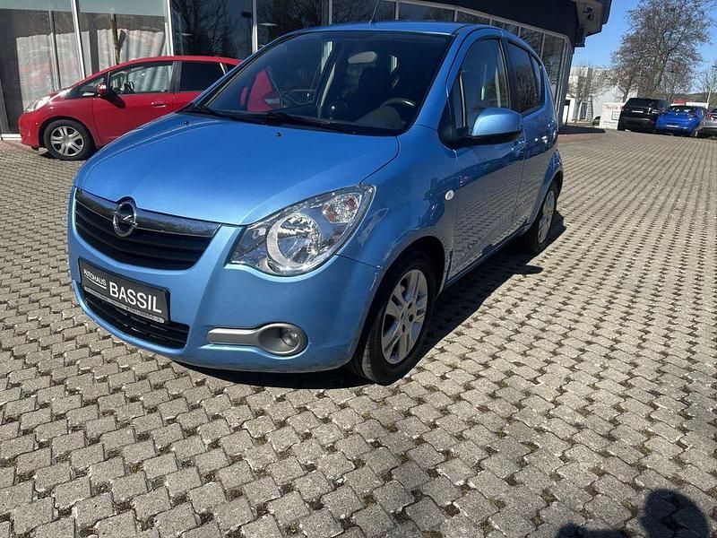 Gebraucht Opel Agila Edition 68 PS (50 kW) 2012 Blau Kleinwagen