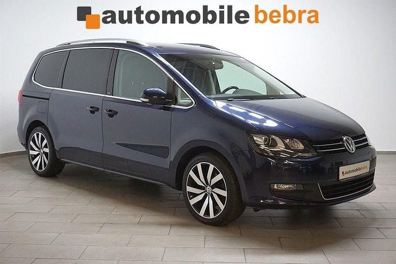 Gebraucht VW Sharan Allstar 150 PS (110 kW) 2017 Blau Van / Kleinbus