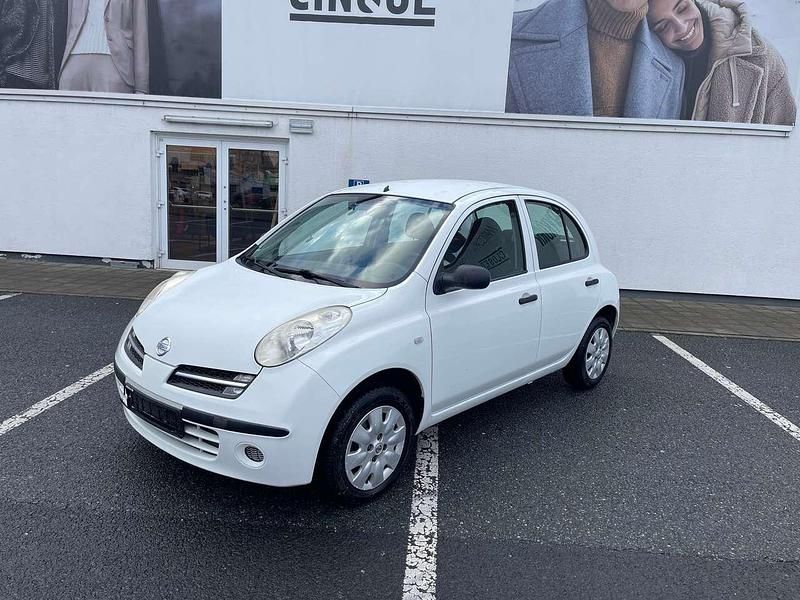 Weiß Gebraucht 2005 Nissan Micra Acenta Kleinwagen | 3.999 € (Teuer) - Bild 1/4
