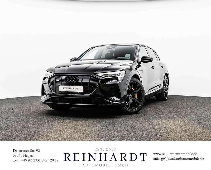 Gebraucht Audi e-tron Black Edition 300 kW (408 PS) 2022 Mythosschwarz metallic SUV