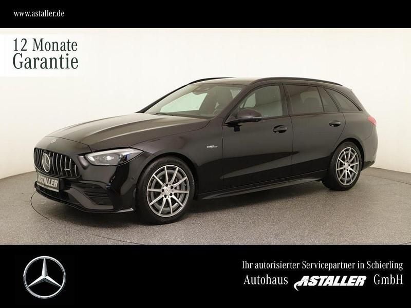 Metalliclack obsidianschwarz (metallic) Gebraucht 2023 Mercedes C43 AMG AMG Kombi | 50.899 € (Superpreis) - Bild 1/4