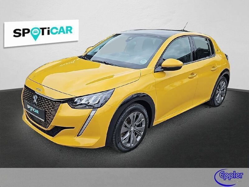Gelb Gebraucht 2021 Peugeot e-208 Allure Kleinwagen | 15.890 € (Fairer Preis) - Bild 1/4