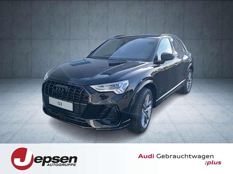 Mythosschwarz metallic Gebraucht 2024 Audi Q3 S-Line SUV | 45.970 € (Teuer) - Bild 1/4