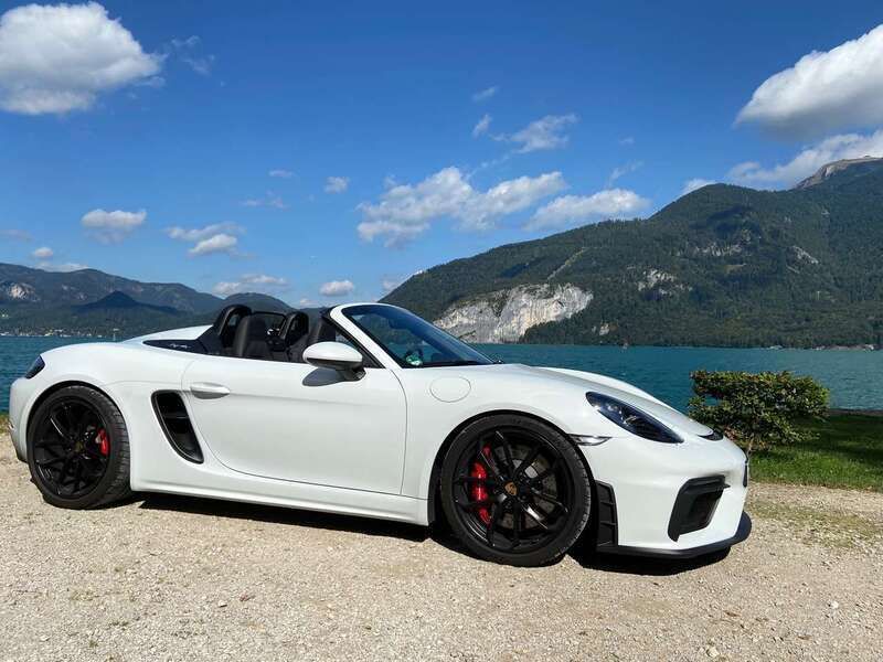 Weiß Gebraucht 2019 Porsche 718 Spyder Cabrio | 94.718 € - Bild 1/4