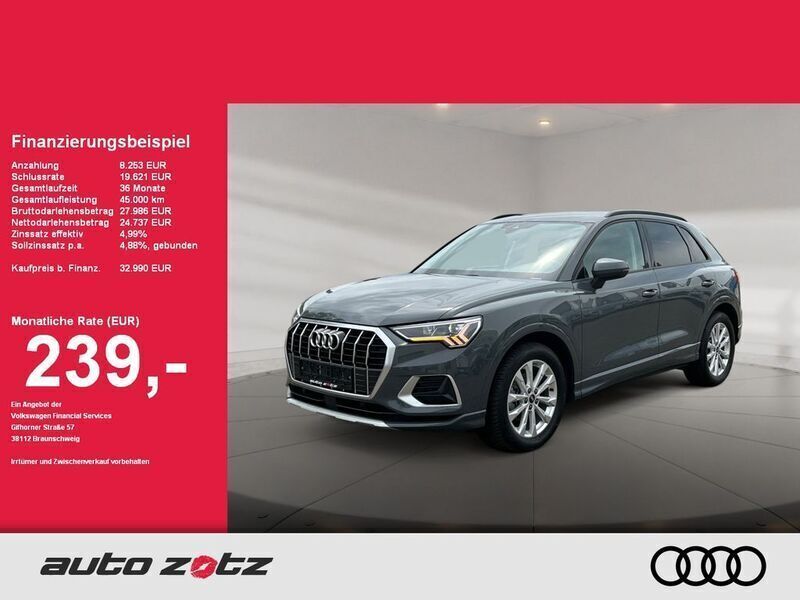 Grau Gebraucht 2022 Audi Q3 Advanced Plus SUV | 32.990 € (Fairer Preis) - Bild 1/4
