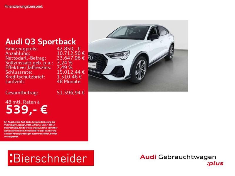 Gletscherweiß Gebraucht 2025 Audi Q3 S-Line SUV | 42.850 € (Fairer Preis) - Bild 1/3