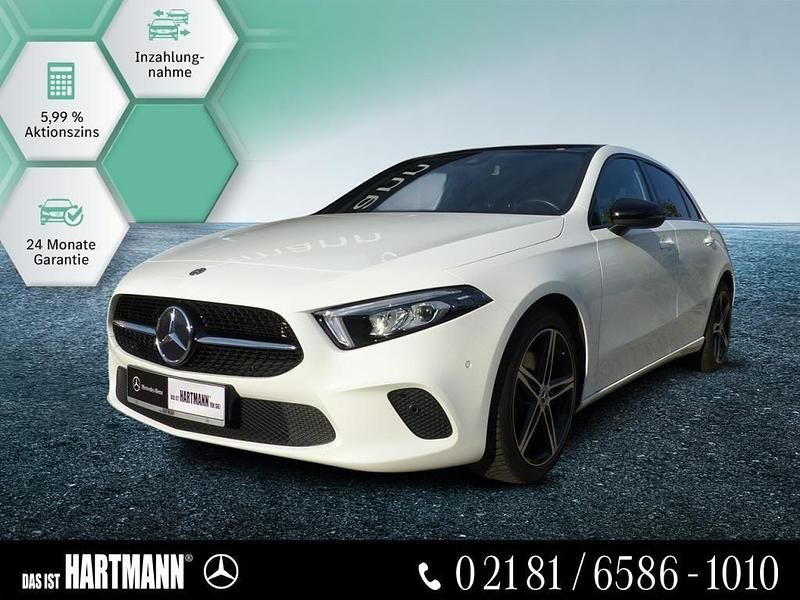 Polarweiß Gebraucht 2018 Mercedes A220 Progressive Limousine | 21.390 € (Fairer Preis) - Bild 1/4