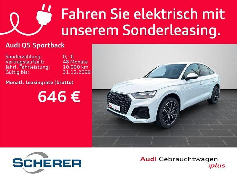 Gebraucht Audi Q5 Sportback Business 367 PS (269 kW) 2021 Gletscherweiß metallic (metallic) SUV
