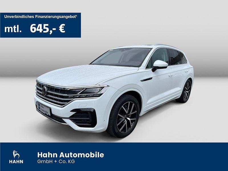 Pure white Gebraucht 2021 VW Touareg Elegance SUV | 49.790 € (Fairer Preis) - Bild 1/3