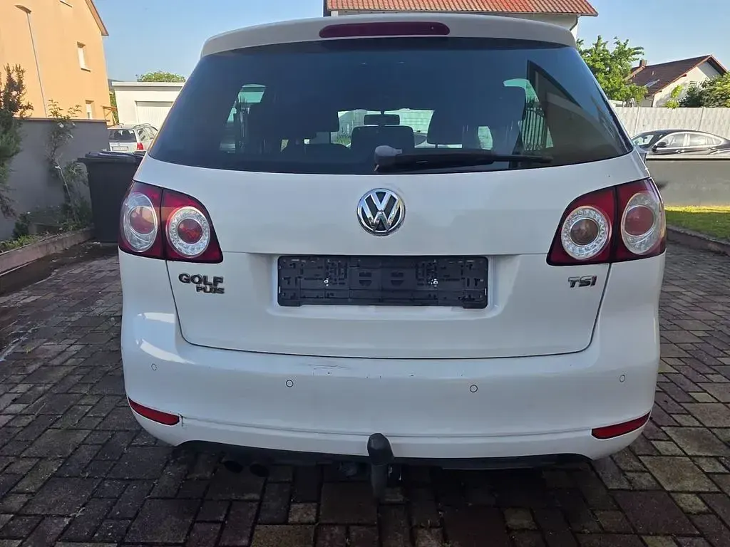 Gebraucht VW Golf Plus Cross Team 122 PS (89 kW) 2011 Weiß Van / Kleinbus