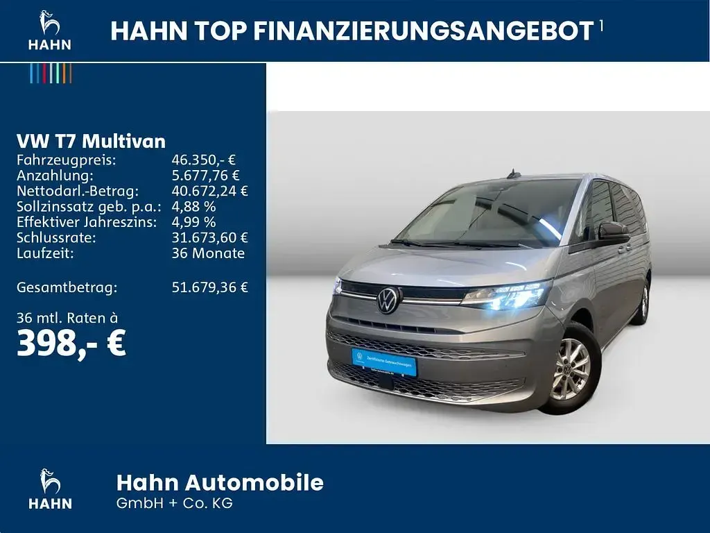 Occasion VW Multivan Life 150 ch (110 kW) 2025 Argent Monospace