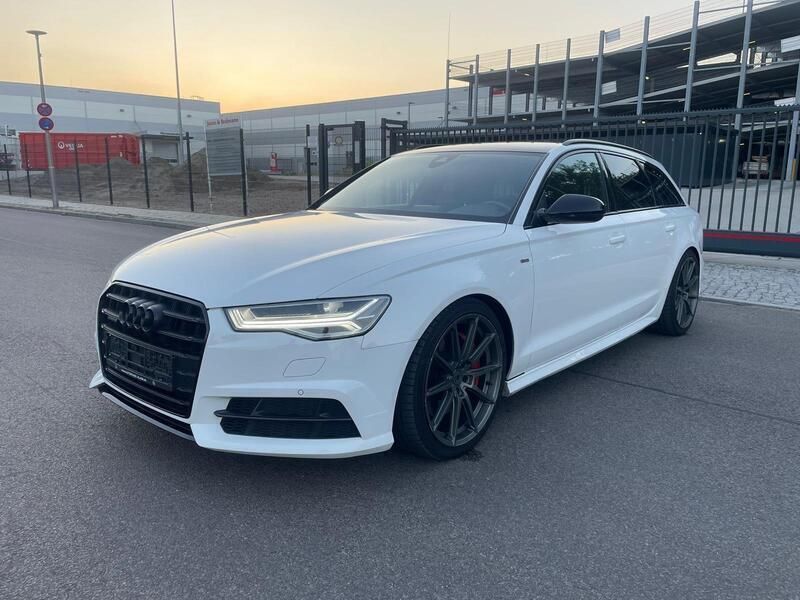 Weiß Gebraucht 2018 Audi A6 Black Edition Kombi | 18.700 € (Guter Preis) - Bild 1/4