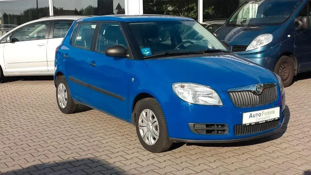 Gebraucht Skoda Fabia 60 PS (44 kW) 2008 Blau Kleinwagen