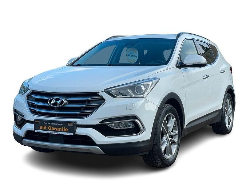 Weiß Gebraucht 2016 Hyundai Santa Fe Premium SUV | 16.780 € (Fairer Preis) - Bild 1/4