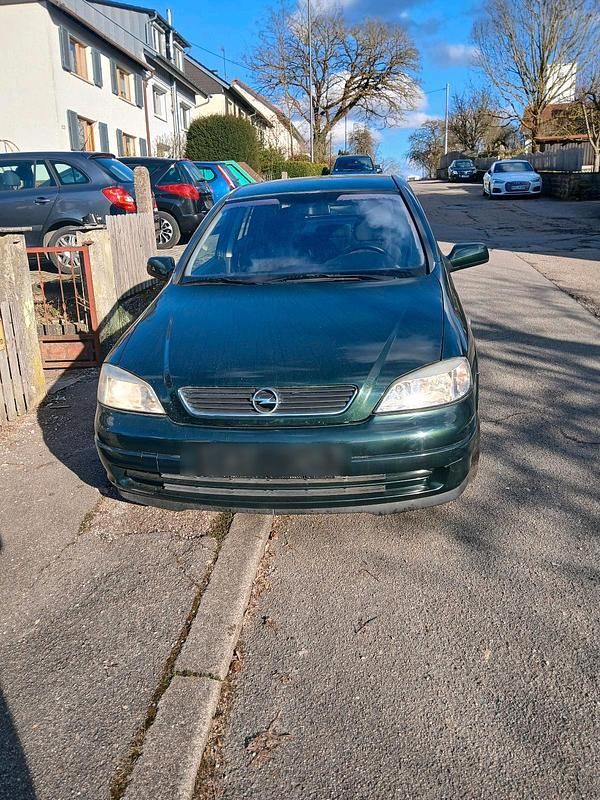 Gebraucht Opel Astra 85 PS (62 kW) 2002 Grün Kleinwagen