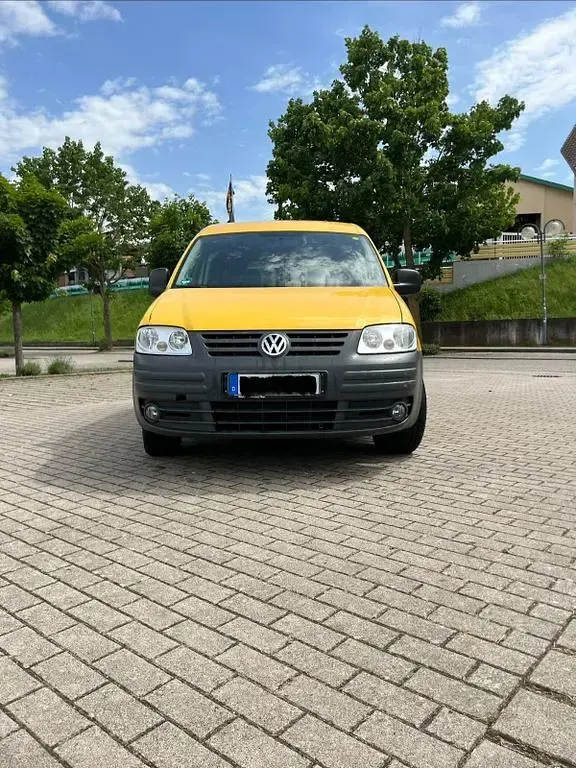 Gebraucht VW Caddy 75 PS (55 kW) 2007 Gelb Van / Kleinbus