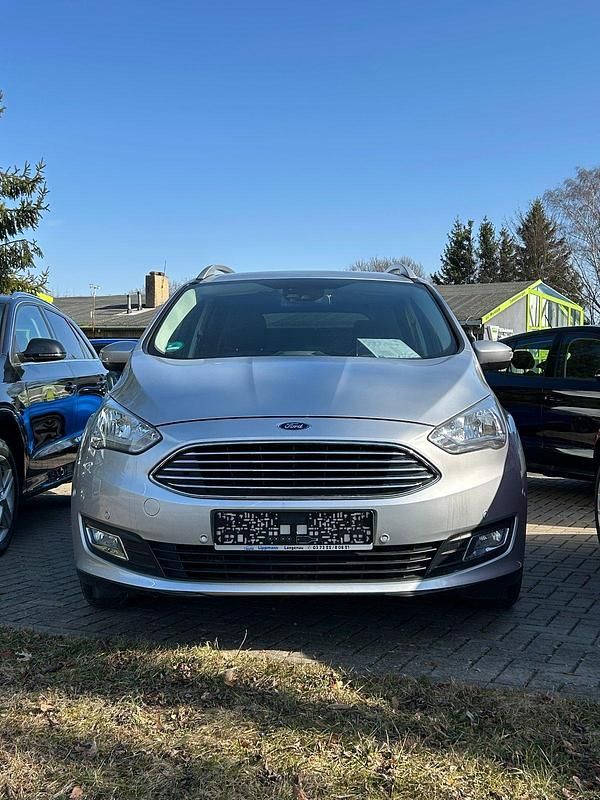 Gebraucht Ford Grand C-Max Titanium 125 PS (91 kW) 2015 Silber Van / Kleinbus