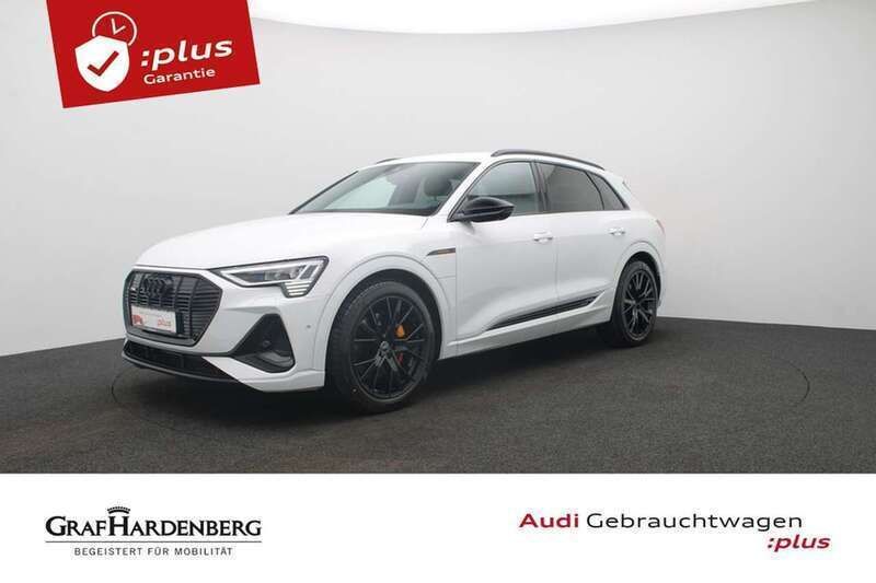 Gletscherweiß metallic Gebraucht 2022 Audi e-tron S-Line SUV | 45.980 € (Etwas zu teuer) - Bild 1/4