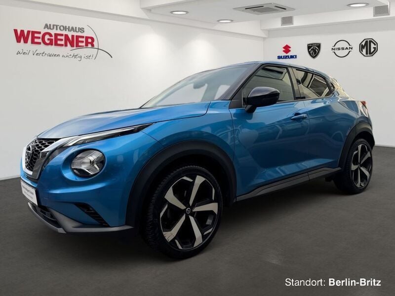 Vivid blue Gebraucht 2022 Nissan Juke 360º SUV | 19.780 € (Etwas zu teuer) - Bild 1/4