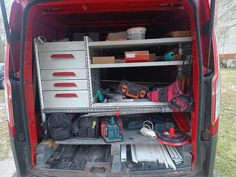 Gebraucht Ford Transit Custom 155 PS (114 kW) 2014 Rot Van / Kleinbus