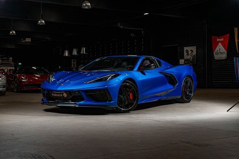 Blau Gebraucht 2022 Corvette Stingray | 109.480 € (Teuer) - Bild 1/4