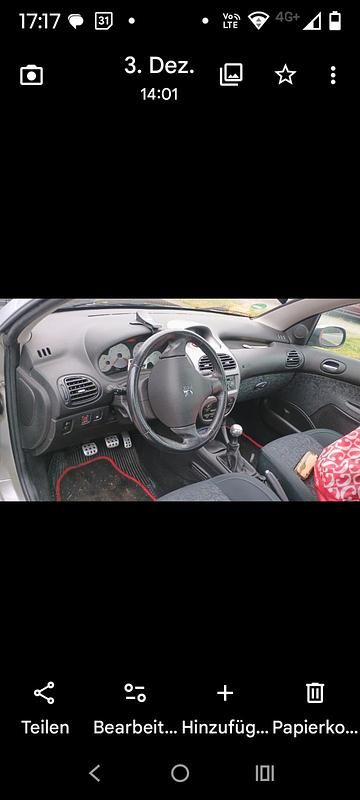 Grau Gebraucht 2004 Peugeot 206 CC Cabrio | 999 € (Superpreis) - Bild 1/4