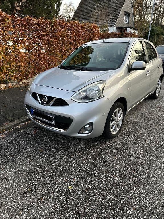 Silber Gebraucht 2015 Nissan Micra Limousine | 8.500 € (Teuer) - Bild 1/4