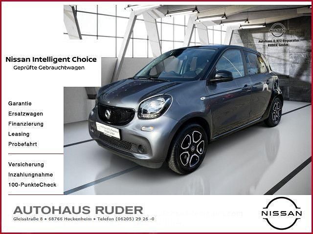 Grau (metallic) Gebraucht 2018 Smart ForFour Kleinwagen | 13.390 € (Etwas zu teuer) - Bild 1/4