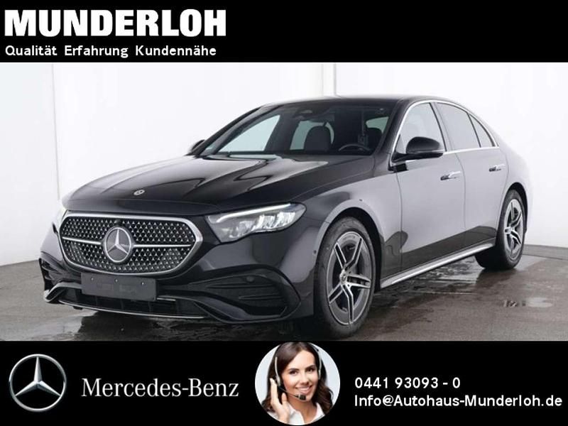 Metalliclack obsidianschwarz Gebraucht 2024 Mercedes E200 AMG line Limousine | 49.500 € (Guter Preis) - Bild 1/4